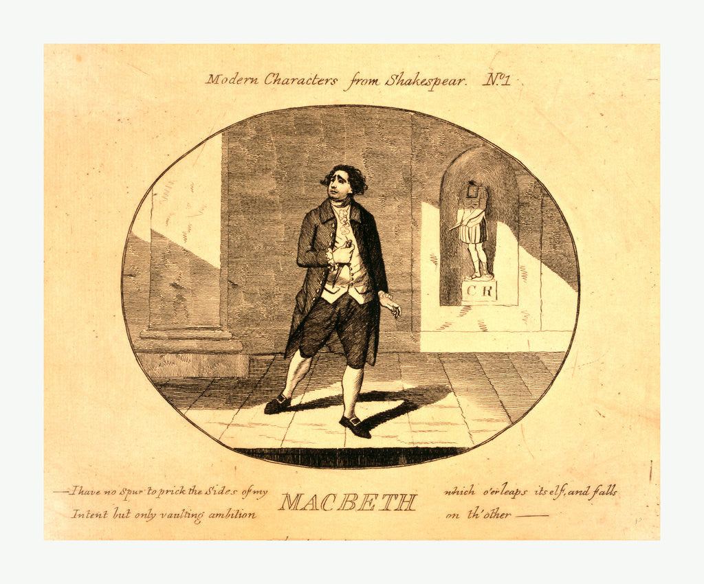 Detail of Modern characters from Shakespeare. Macbeth by Anonymous