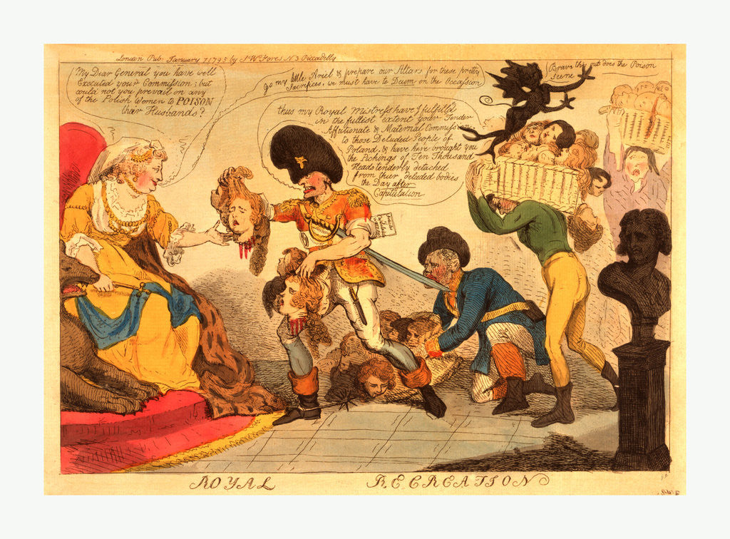 Detail of Royal recreation by Isaac Cruikshank
