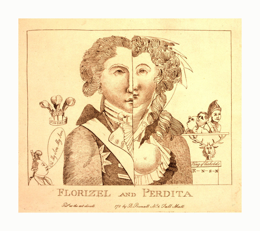 Detail of Florizel and Perdita by Anonymous