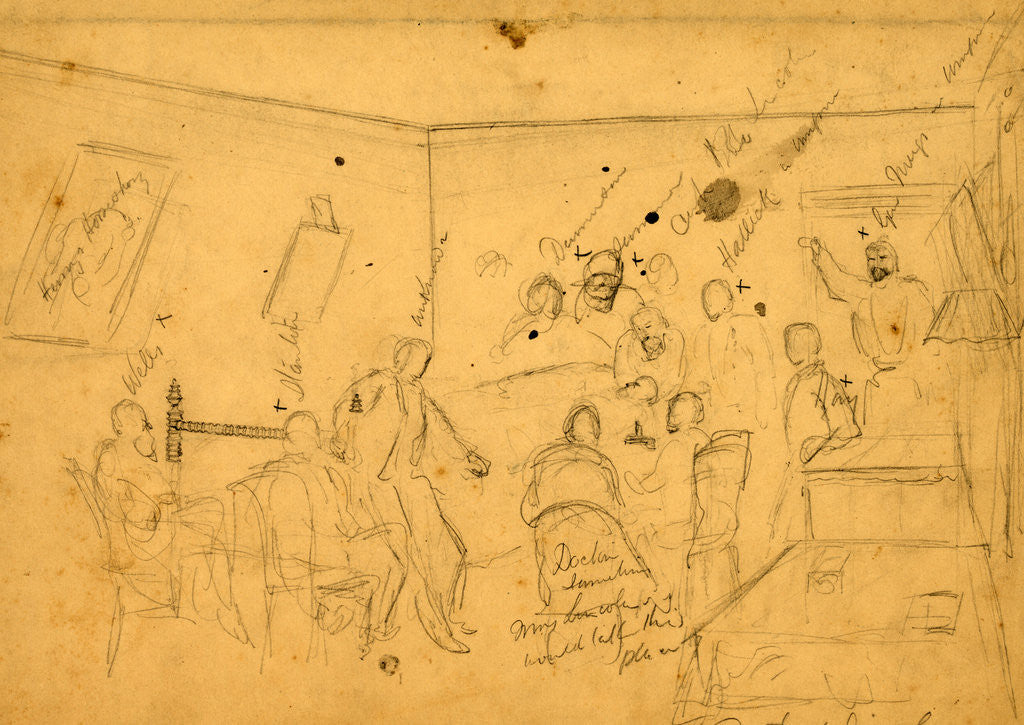 Detail of Death of Lincoln by Anonymous