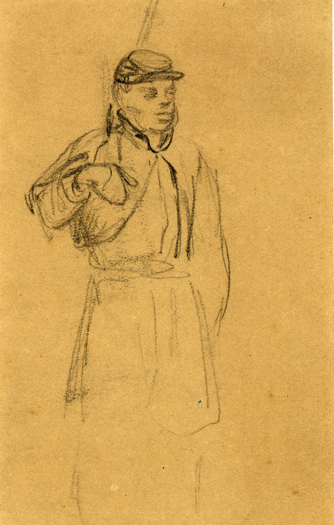 Detail of Black soldier by Anonymous