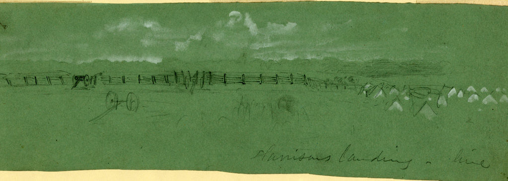 Detail of Harrisons landing-line by Anonymous