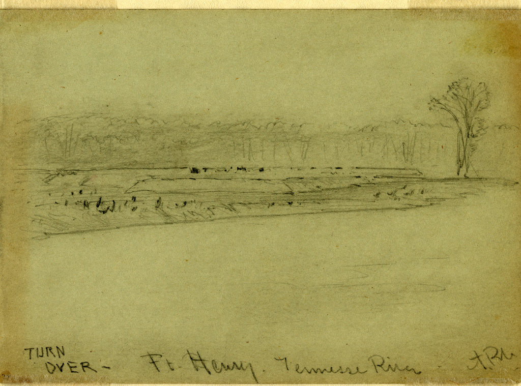 Detail of Ft. Henry. Tennessee River by Anonymous