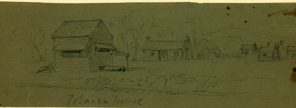 Detail of Tobacco house by Anonymous