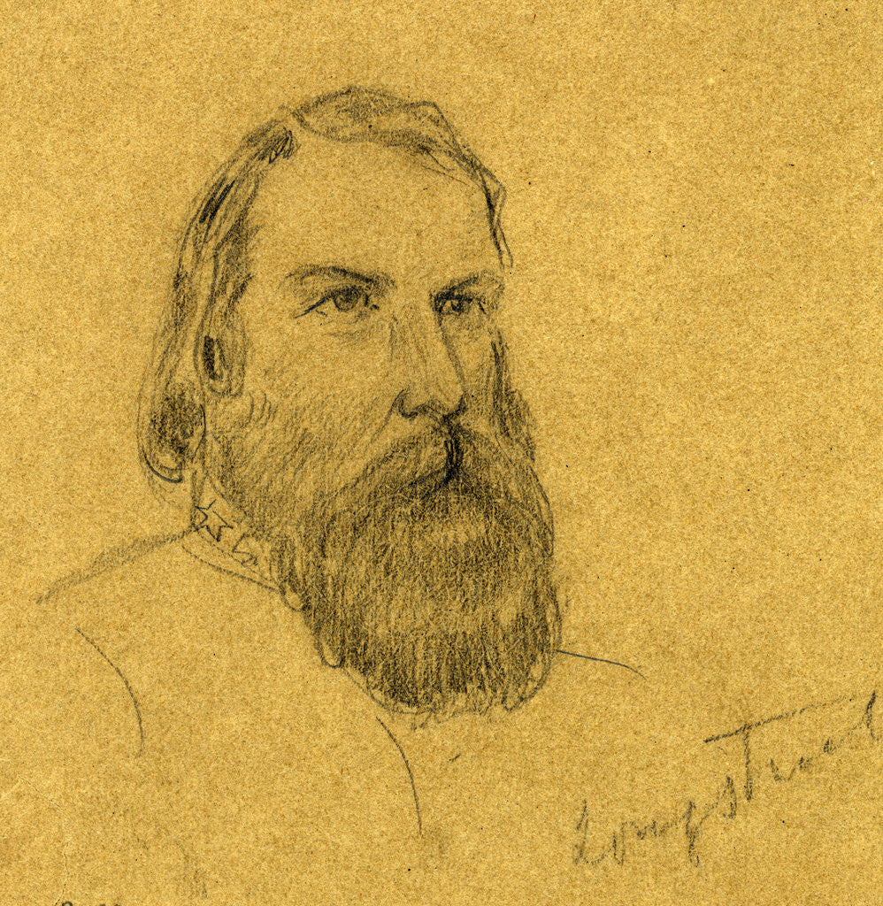 Detail of Confederate General James Longstreet by Anonymous