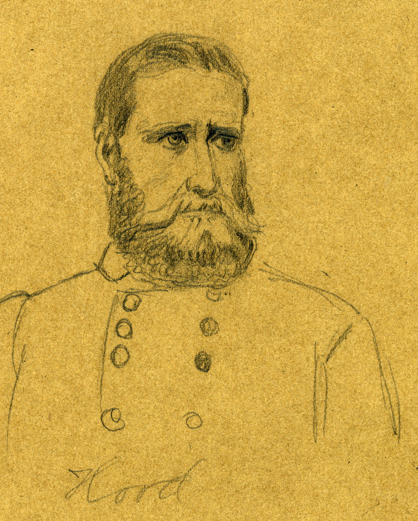 Detail of Confederate General John Bell Hood by Anonymous