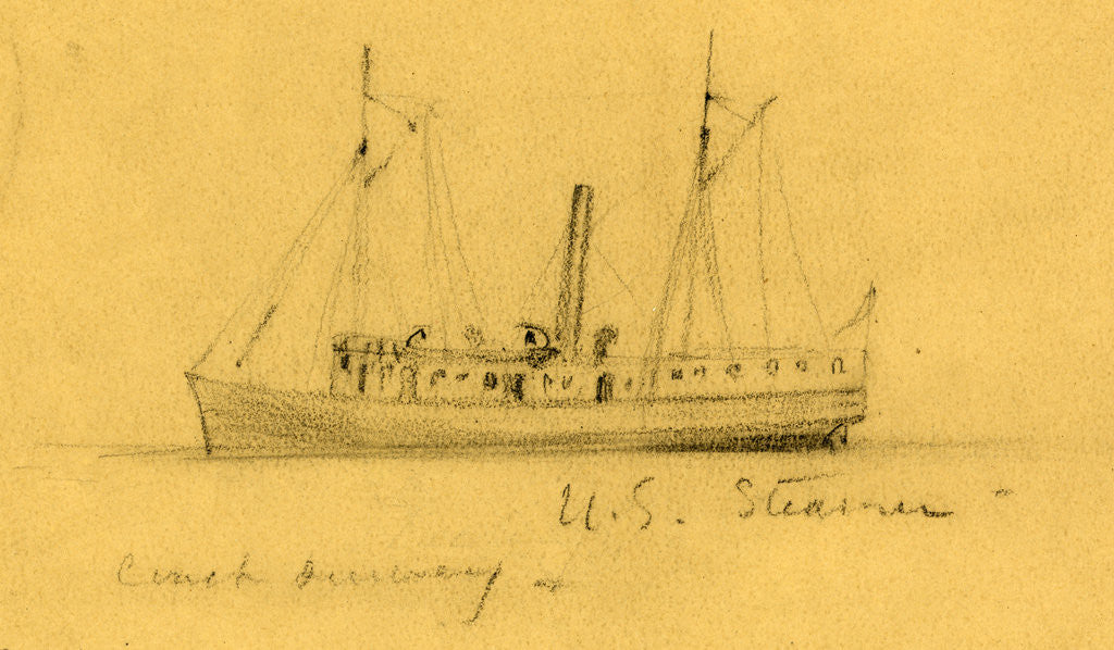 Detail of U.S. Steamer by Anonymous