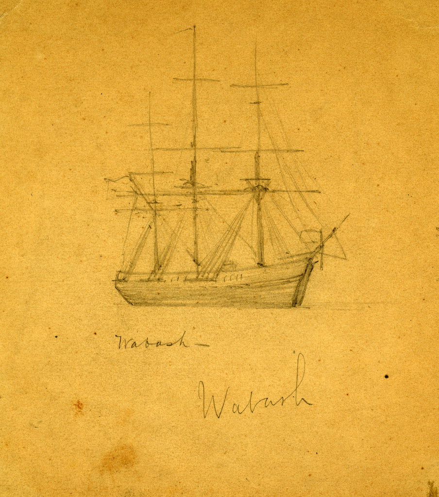 Detail of Wabash by Alfred R Waud