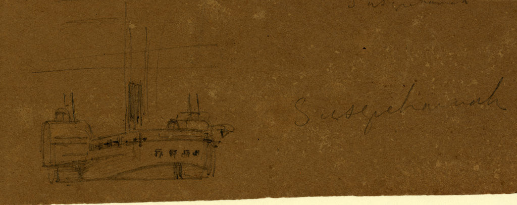 Detail of Susquehannah by Alfred R Waud