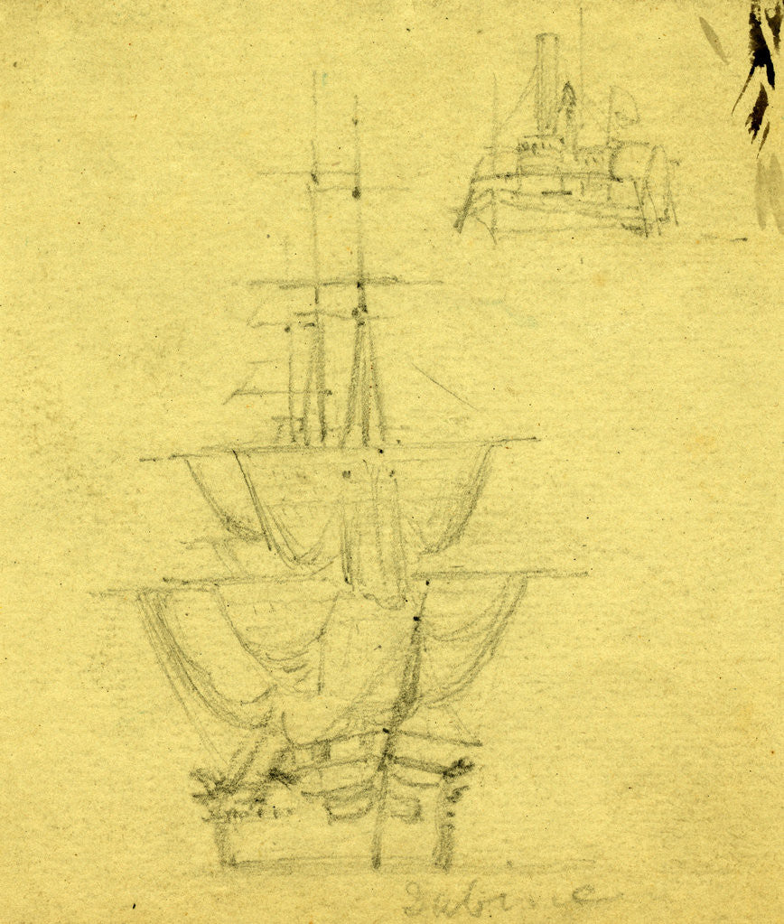 Detail of Sabine by Alfred R Waud