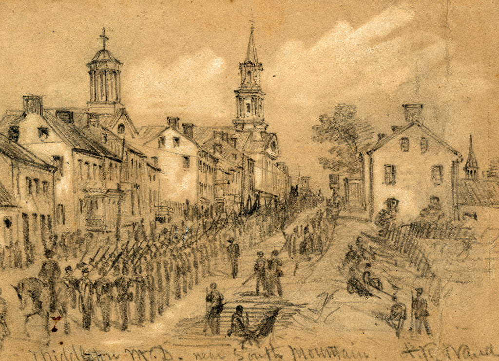 Detail of Middleton M.D. near South Mountain, 1862 ca. September 14 by Alfred R Waud