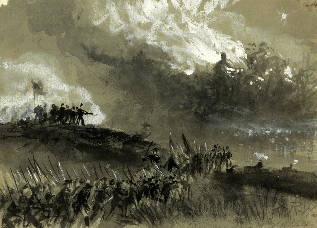 Detail of Shenandoah Valley, Sept. 1864, 1864 September by Alfred R Waud