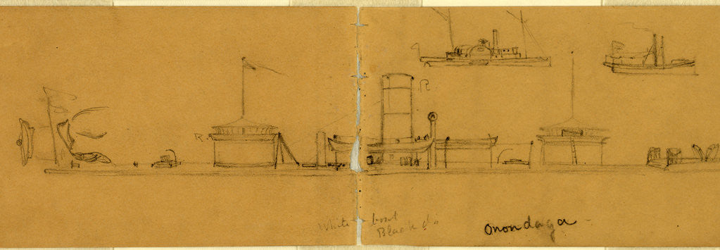 Detail of Onondaga by Alfred R Waud