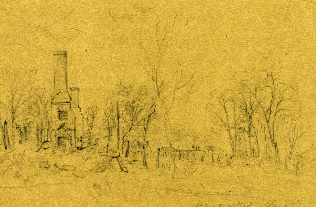 Detail of Haymarket, Va. 63 by Alfred R Waud