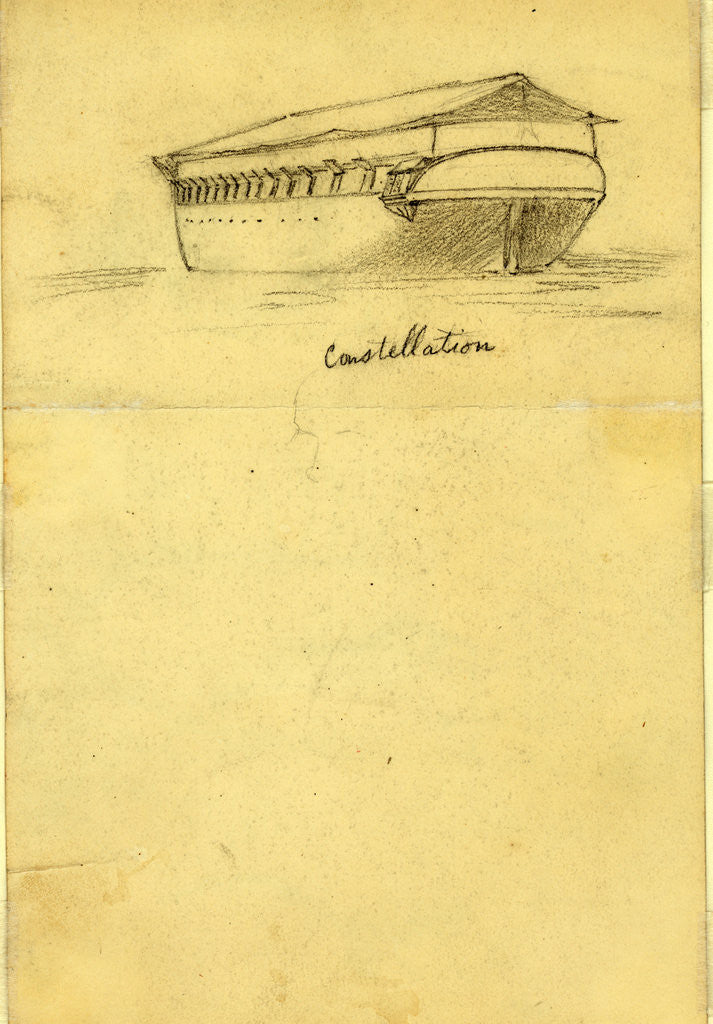 Detail of Constellation by Alfred R Waud