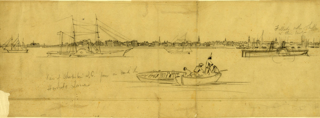Detail of View of Charleston S.C by Alfred R Waud