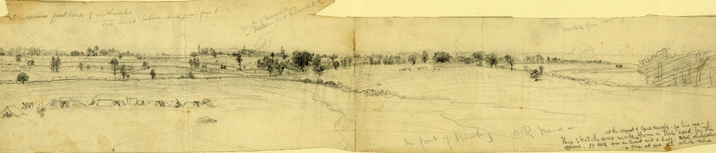 Detail of In front of Petersburg by Alfred R Waud