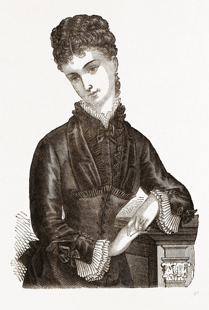 Detail of Tight-fitting Jacket Bodice by Anonymous