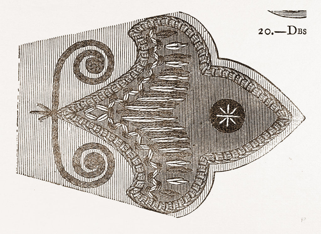 Detail of Design For Lamp Mats by Anonymous