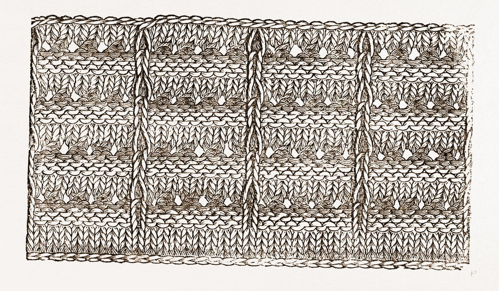 Detail of Border For Stockings by Anonymous