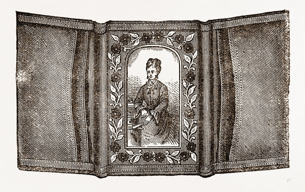 Detail of Case For Cartes De Visite by Anonymous