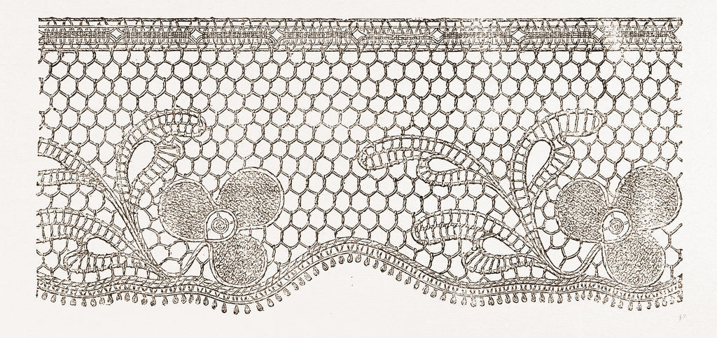 Detail of Imitation Of Real Lace by Anonymous