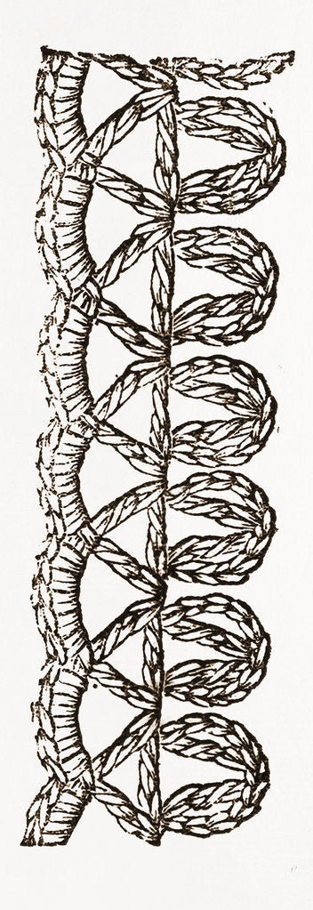 Detail of Lace Edging For Underlinen by Anonymous