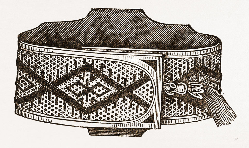 Detail of Band For Dinner Napkins by Anonymous