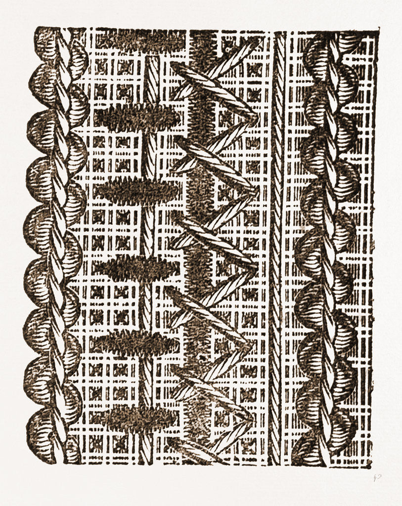 Detail of Needlework by Anonymous