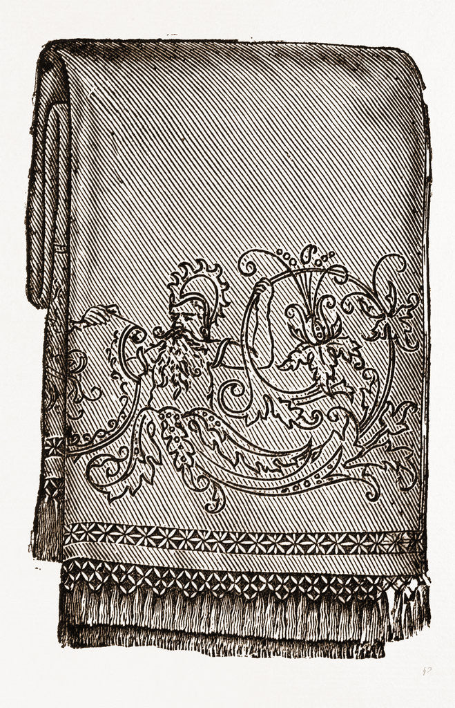 Detail of Serviette Of Russian Lawnneedlework by Anonymous
