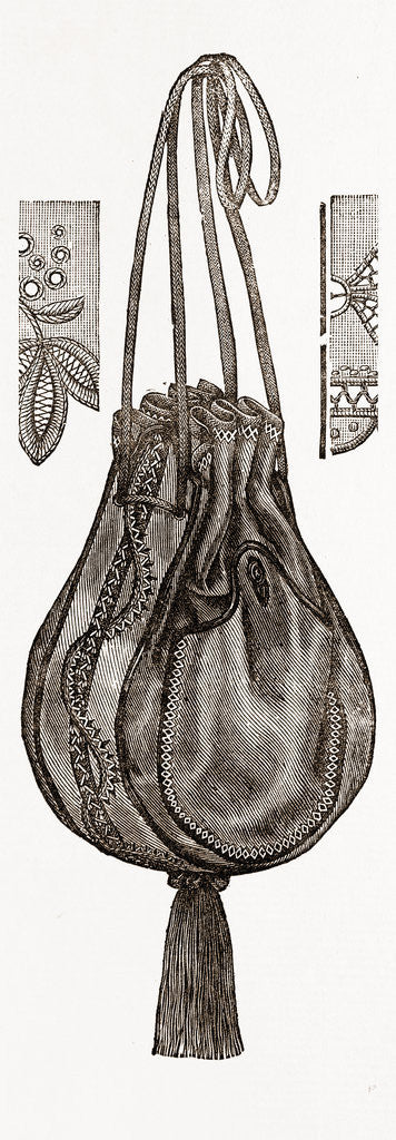 Detail of Bag For Sponges by Anonymous