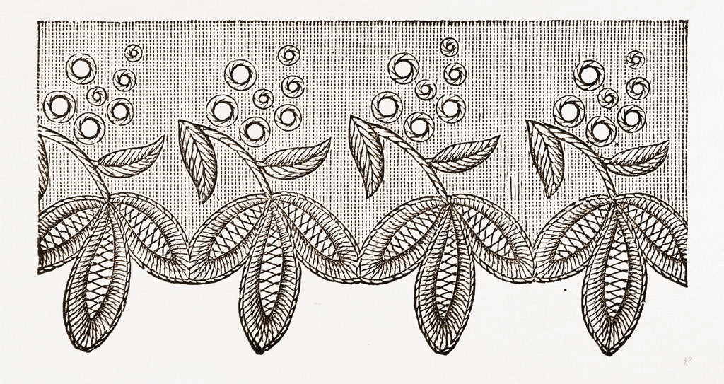 Detail of Lace Edging by Anonymous