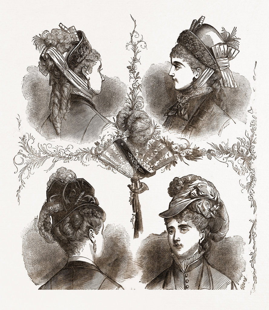 Detail of New Models Of Bonnets by Anonymous