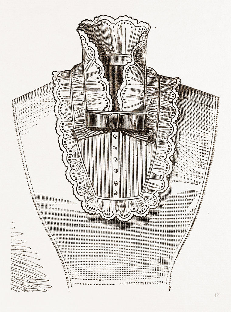Detail of 19th Century Fashion, Blouse by Anonymous