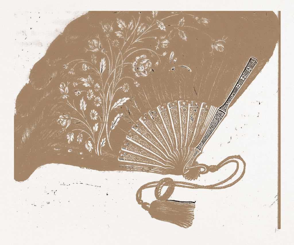 Detail of Fan For Evening Dress by Anonymous