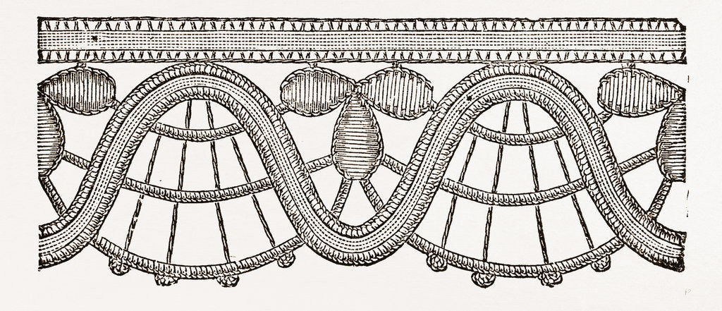 Detail of Lace Eeging For Washing Materials by Anonymous