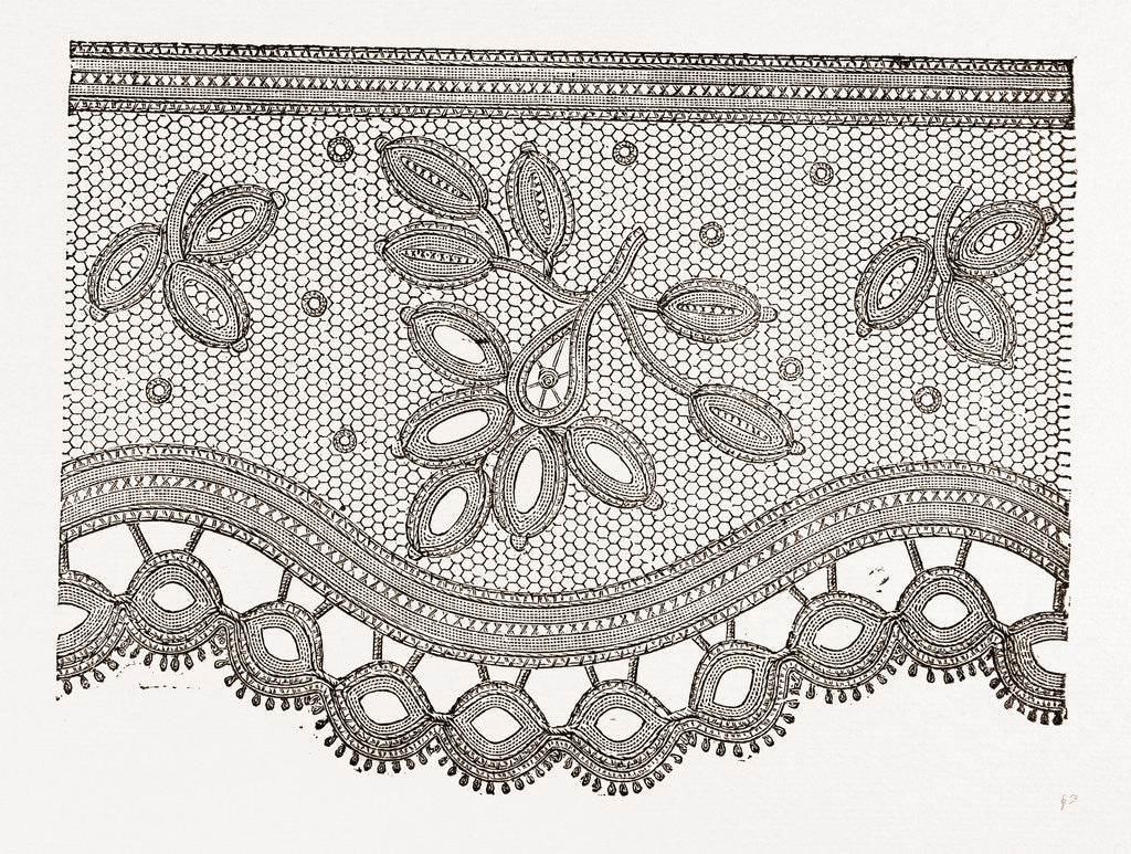Detail of Lace For Washing Materials by Anonymous
