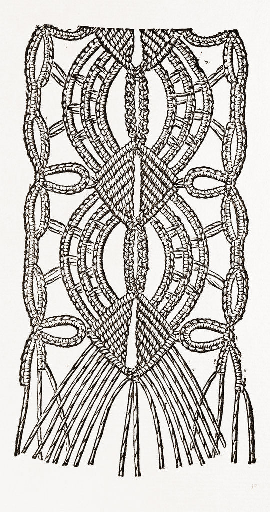 Detail of Insertion For Underlinen by Anonymous