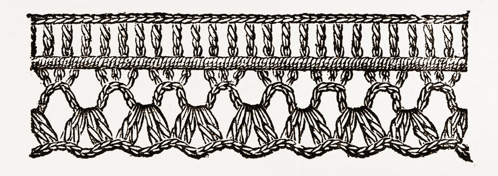 Detail of Lace Edging For Underlinen by Anonymous