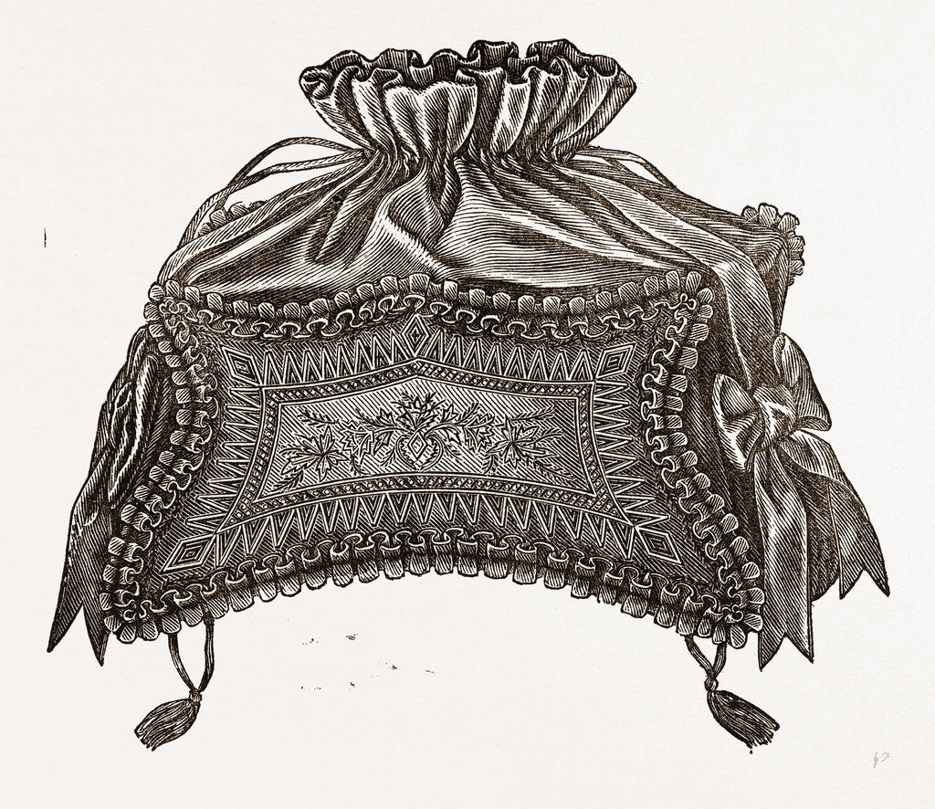 Detail of Ornamental Work-bag by Anonymous