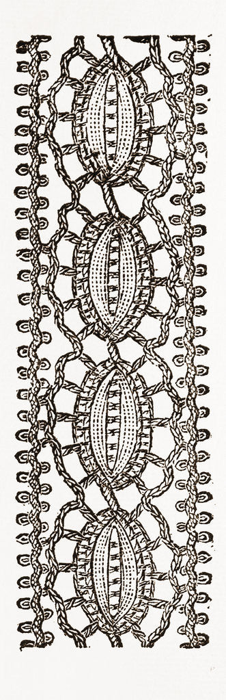 Detail of Insertion For Underlinen by Anonymous