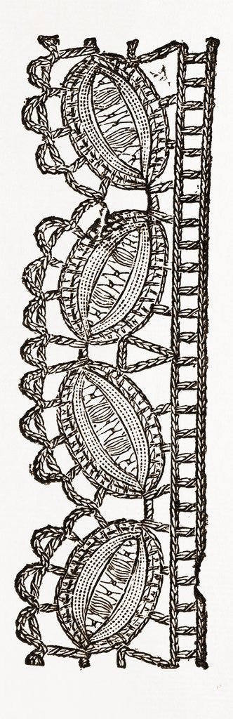 Detail of Lace Edging For Underlinen by Anonymous