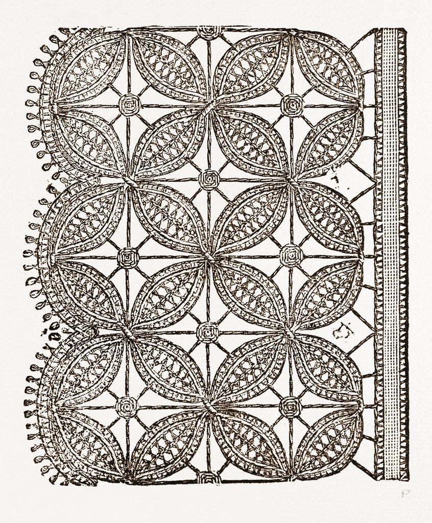 Detail of Lace Edging For Underlinen by Anonymous