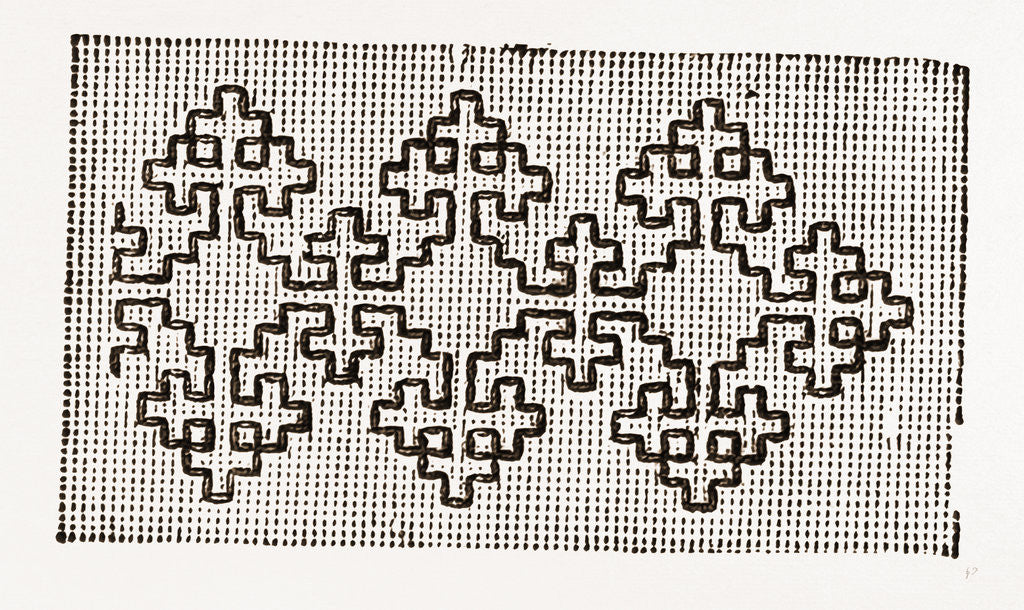 Detail of Needlework by Anonymous