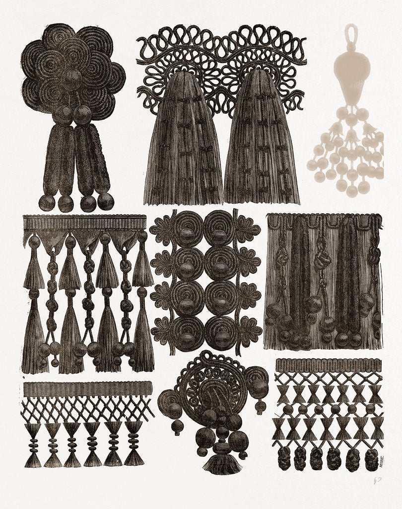 Detail of New Models In Passementerie by Anonymous