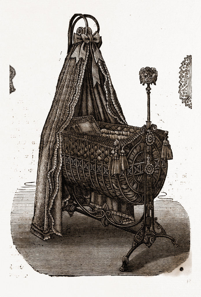 Detail of Baby's Cradle by Anonymous