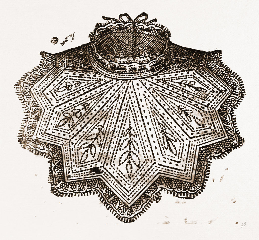 Detail of Baby's Bib by Anonymous