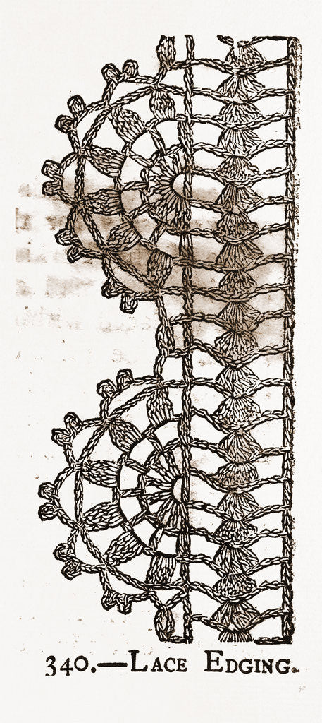 Detail of Lace Edging by Anonymous