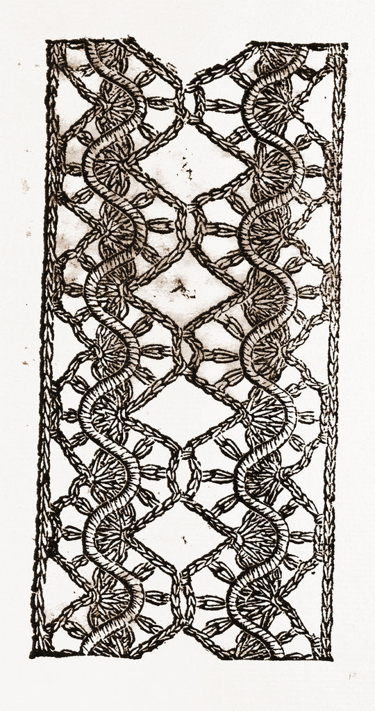 Detail of Lace Insertion by Anonymous