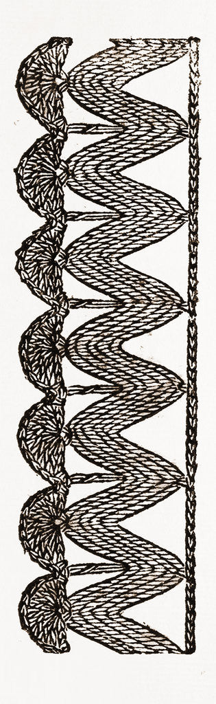 Detail of Lace Edging by Anonymous